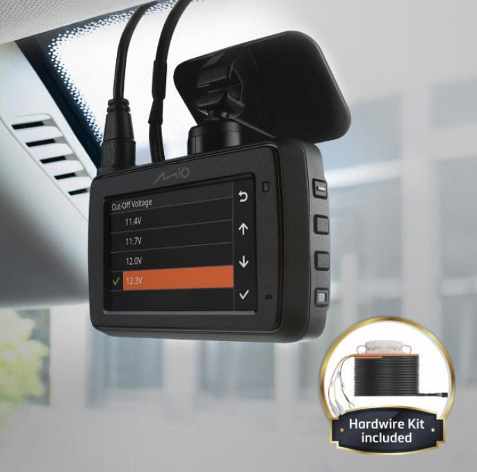 Mio MiVue 803W Pro - Kamera z zasilaniem trybu parkingowego