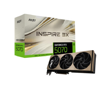 MSI - autorskie karty graficzne NVIDIA GeForce RTX z serii 5070