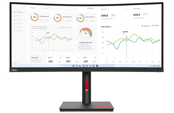 Lenovo - nowa generacja komputerów stacjonarnych i monitorów AI PC