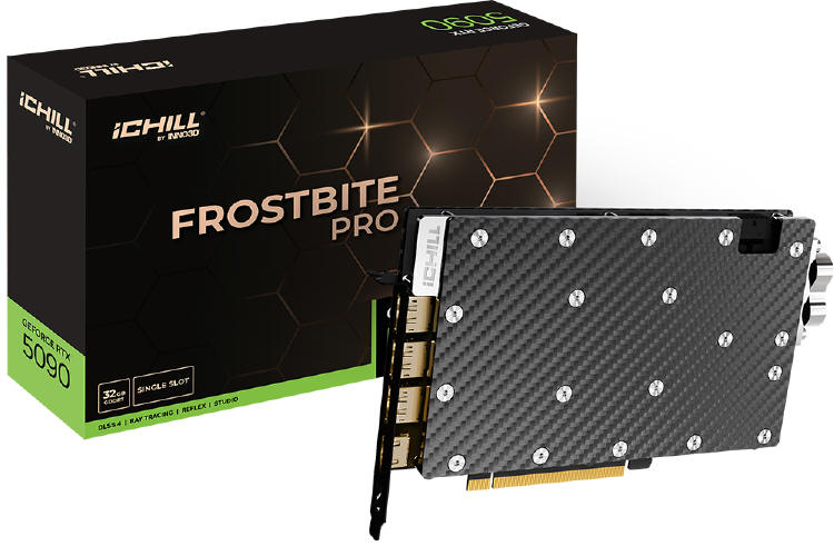 Premiera INNO3D GeForce RTX 5090 & RTX 5080 Frostbite Pro