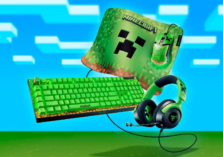 Prawdziwy Creeper w kolekcji Razer x Minecraft