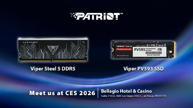 Patriot Memory - nowe modu�y DDR5 i dyski SSD Gen5