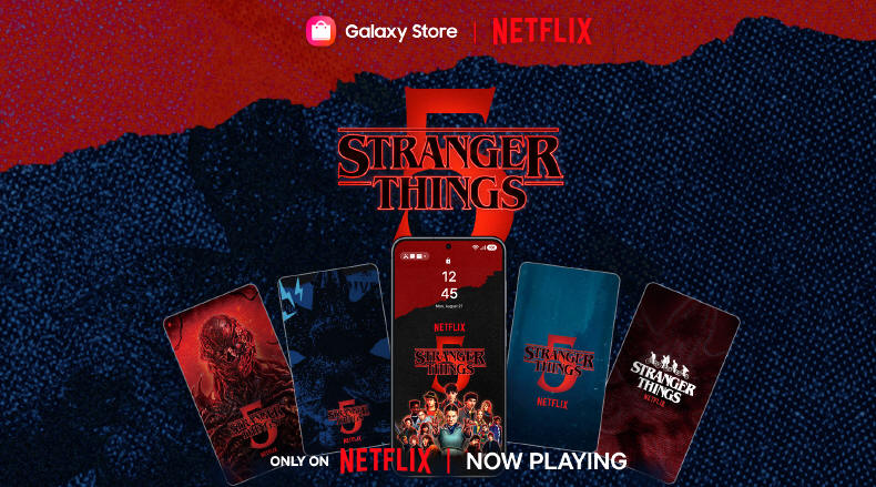 Samsung i Netflix - Galaxy z motywem Stranger Things