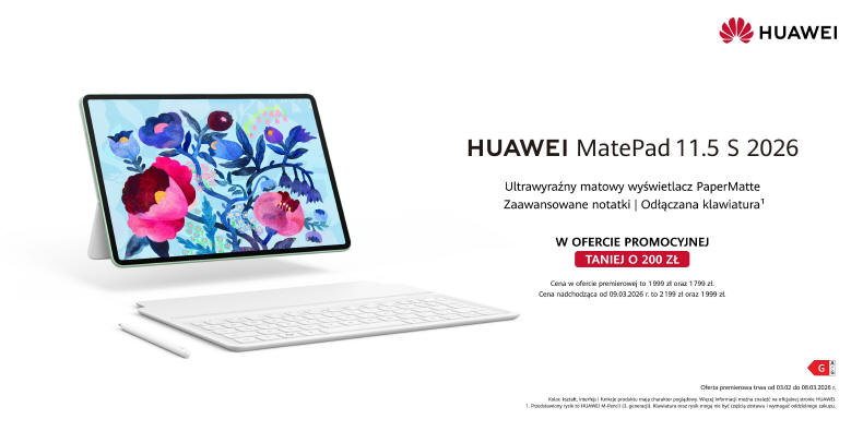 HUAWEI MatePad 11.5 S 2026 już w Polsce