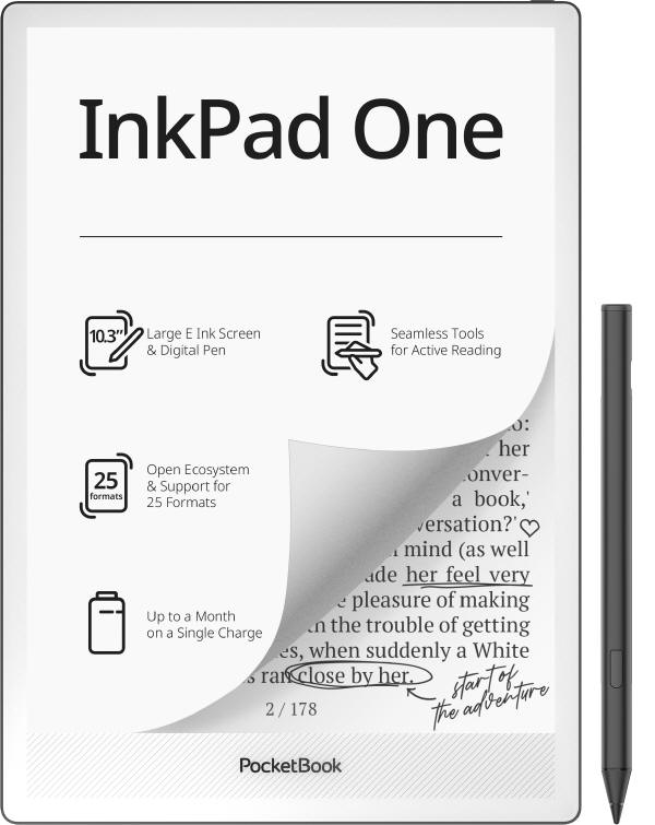 PocketBook InkPad One z rysikiem - nowy czytnik o wielkości 10.3 cala