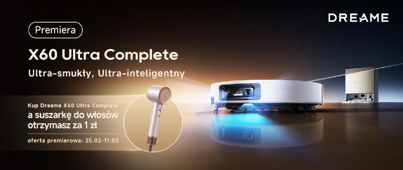 Dreame X60 Ultra, już w sprzedaży