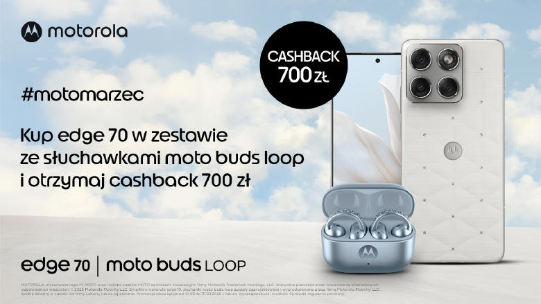 Motorola edge 70 z kryszta�kami Swarovski w Media Expert