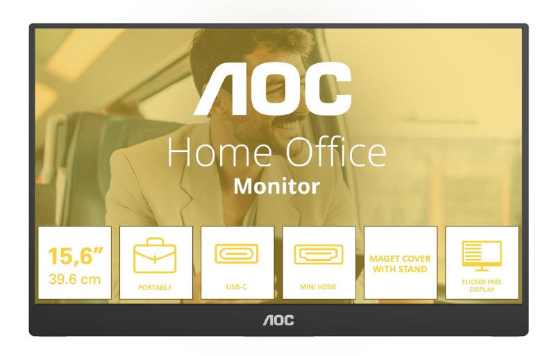 Przeno�ny monitor AOC z USB-C i HDMI