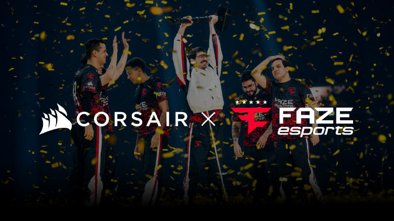 CORSAIR - współpraca partnerska z FaZe Esports, firmą GameSquare