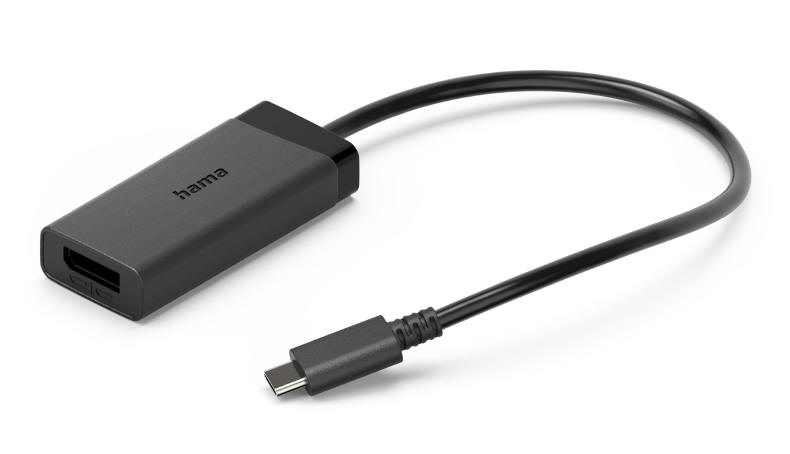 Hama wideo USB-C 4K z gniazdem HDMI i DisplayPort