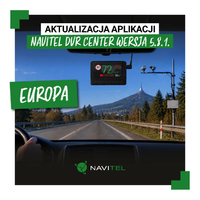 NAVITEL - cykliczne aktualizacje bazy fotoradarów dla całej Europy