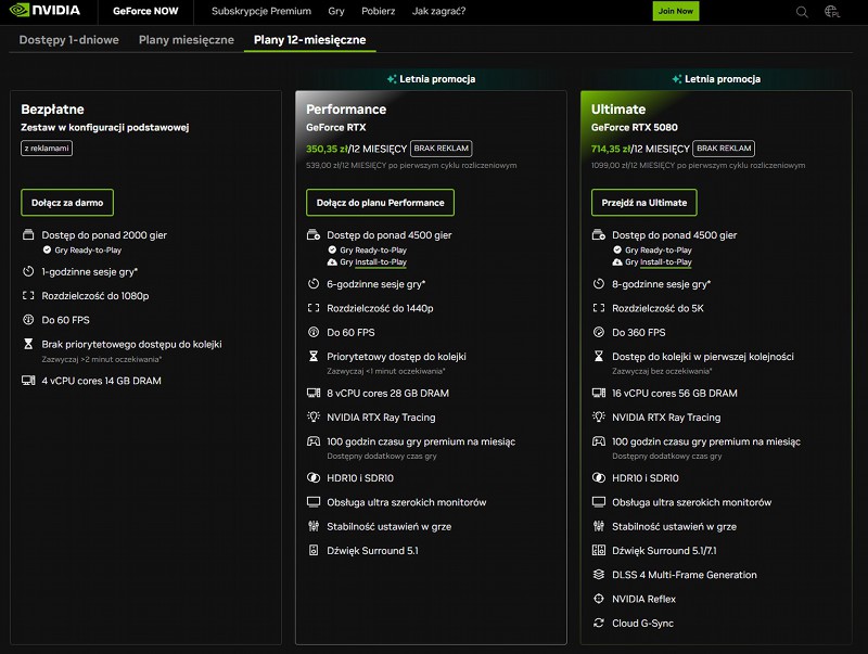 GeForce NOW z 7 nowymi grami w usłudze