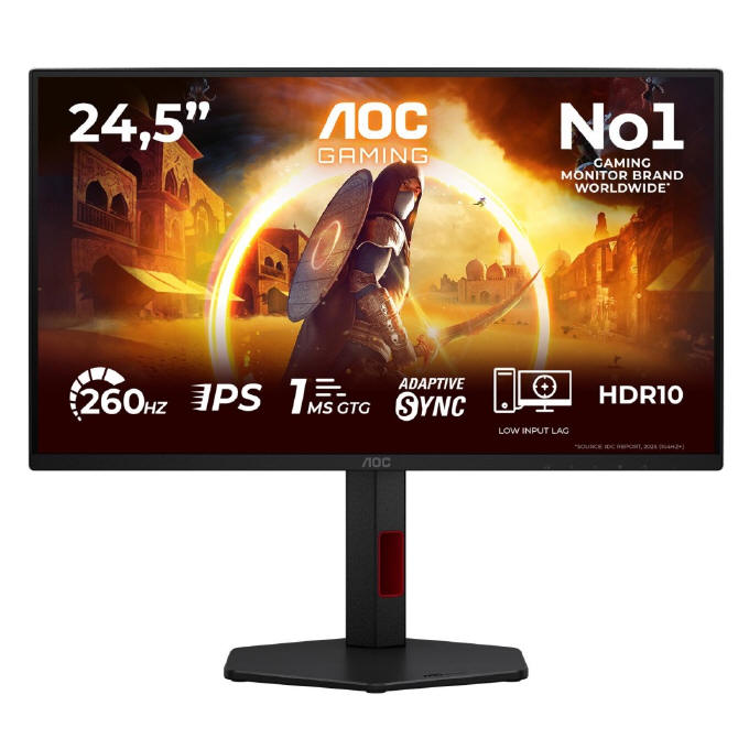AOC GAMING 25G4ZR - 24.5-calowy monitor Fast IPS