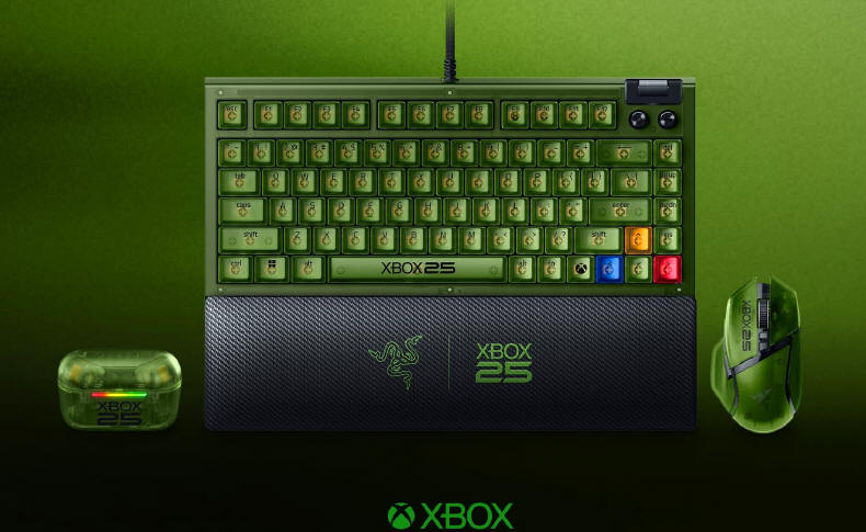 25-lecie Xbox z rozmachem - Limitowany, kolekcjonerski sprzęt od Razer
