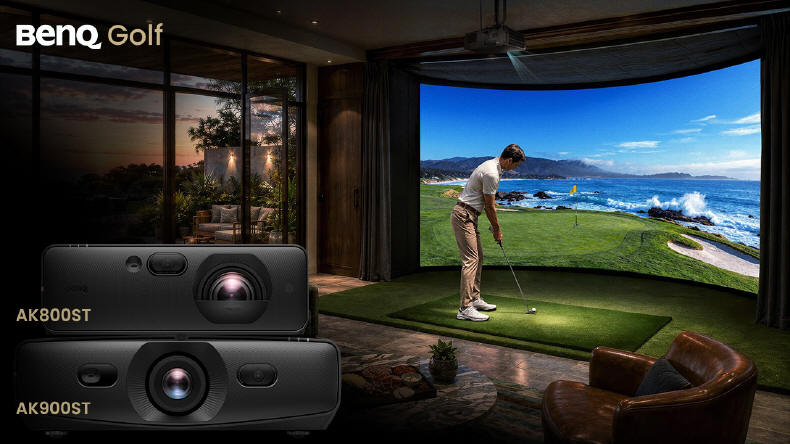 BenQ - projektory golfowe z technologią AI Sim Sense