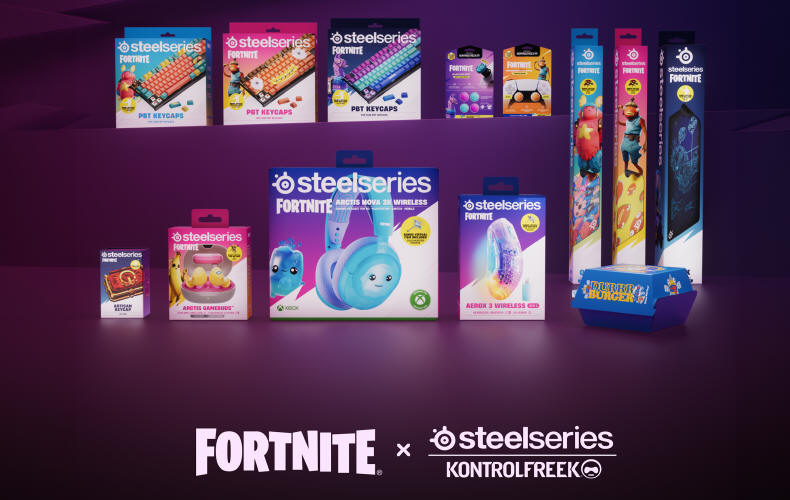 SteelSeries i KontrolFreek prezentują nową kolekcję Fortnite