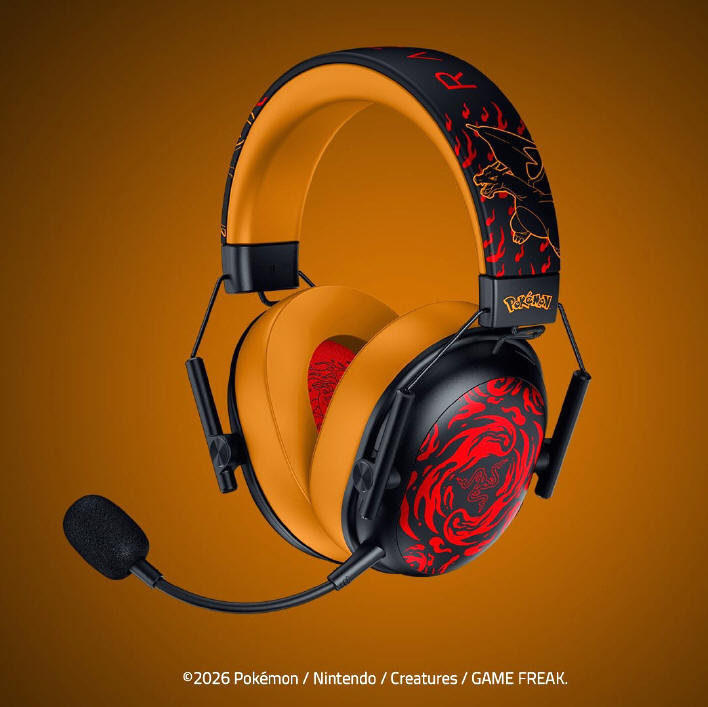 Razer i Pokémon - słuchawki z Charizardem, Lucario i Sylveonem