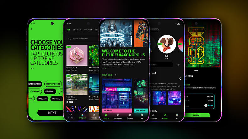 Razer Axon Wallpaper Engine wkracza na smartfony