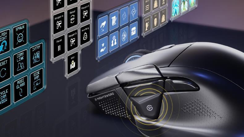 CORSAIR NIGHTSWORD v2 WIRELESS SD z przyciskiem Stream Deck