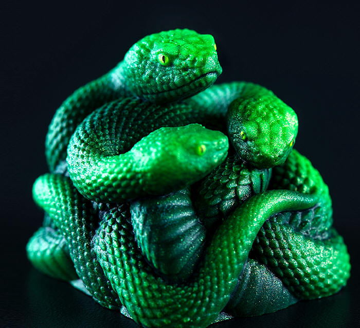 Razer Artisan Keycap - Triple-Headed Snake Edition