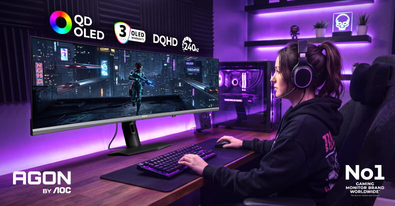 AGON by AOC wraca na Gamescom 2026 z nowymi monitorami OLED