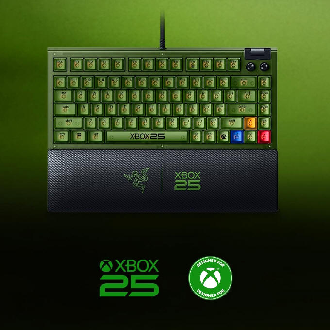 25-lecie Xbox z rozmachem - Limitowany, kolekcjonerski sprzęt od Razer