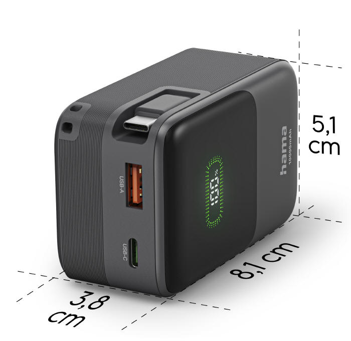 Hama przedstawia power pack Roll Up o pojemno�ci 10000 mAh