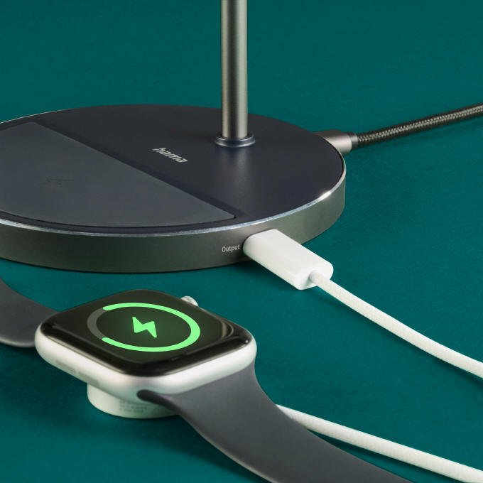 Hama Stand 2w1 Qi2 Fast Charge o mocy 15 W