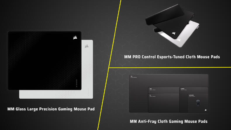 CORSAIR MM Glass Large i nowa seria podkładek MM