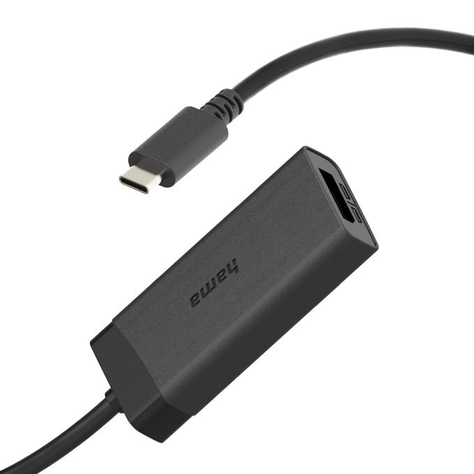Hama wideo USB-C 4K z gniazdem HDMI i DisplayPort