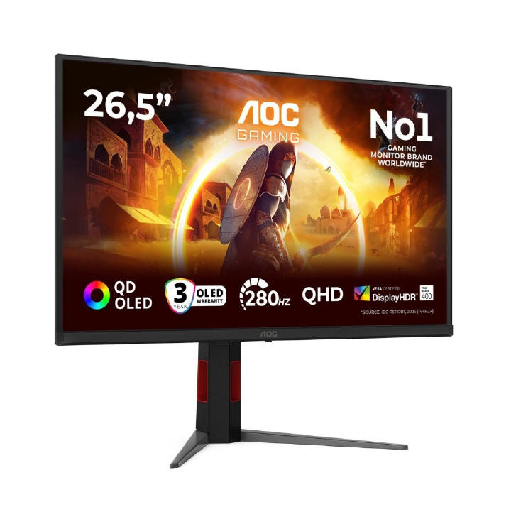 100 PLN do wydania na gry przy zakupie monitorów OLED AOC GAMING