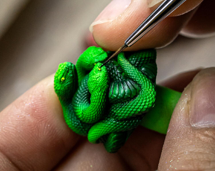 Razer Artisan Keycap - Triple-Headed Snake Edition