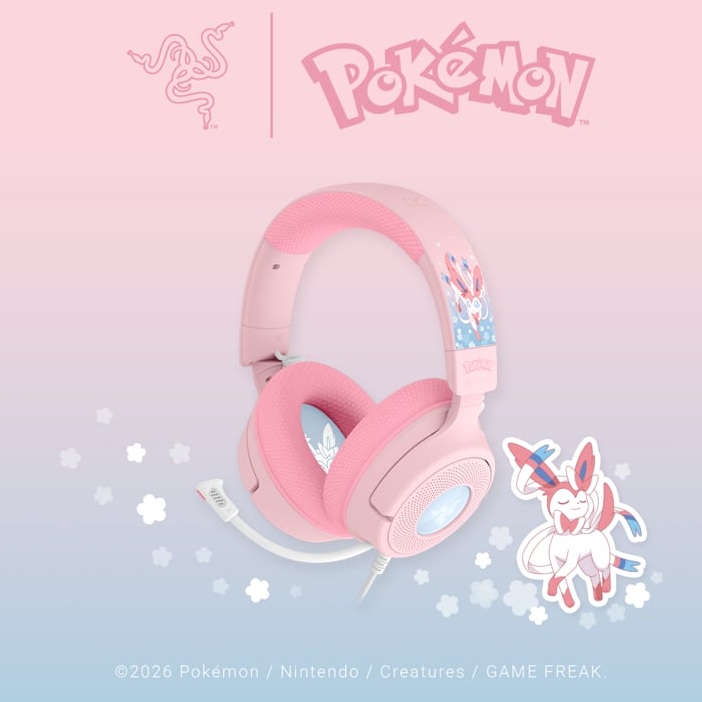 Razer i Pokémon - słuchawki z Charizardem, Lucario i Sylveonem