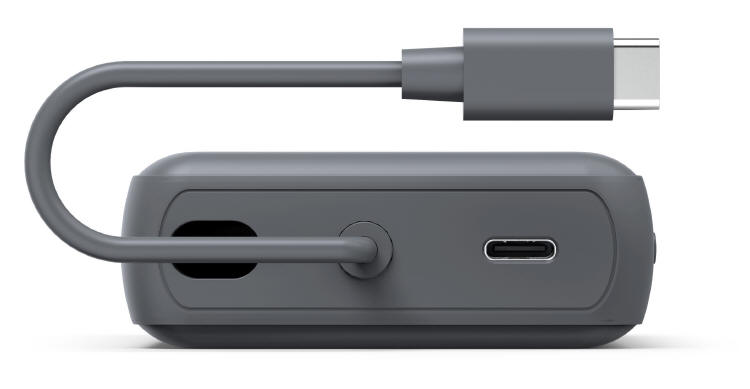 Hama Travel - powerbank 10000 mAh z wbudowanym kablem