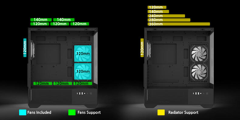 Zalman CHRONIX V2 - przewiewna obudowa z pod�wietleniem ARGB