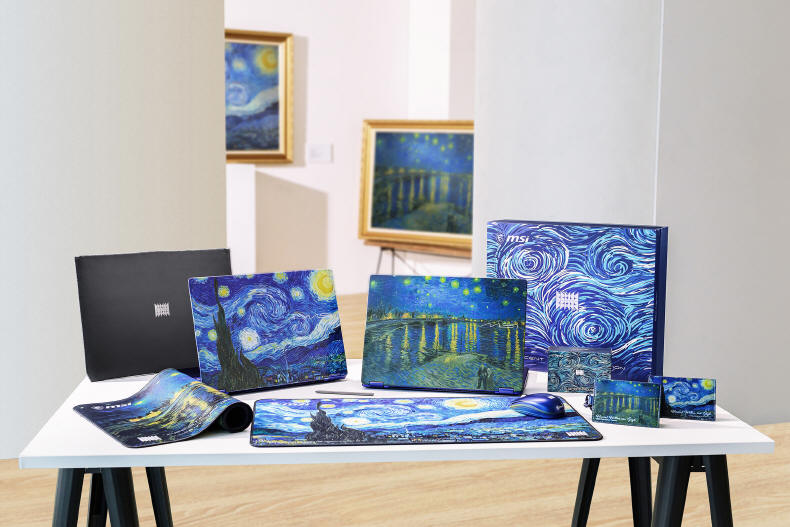 MSI Prestige 14 Flip AI+ Vincent van Gogh Edition