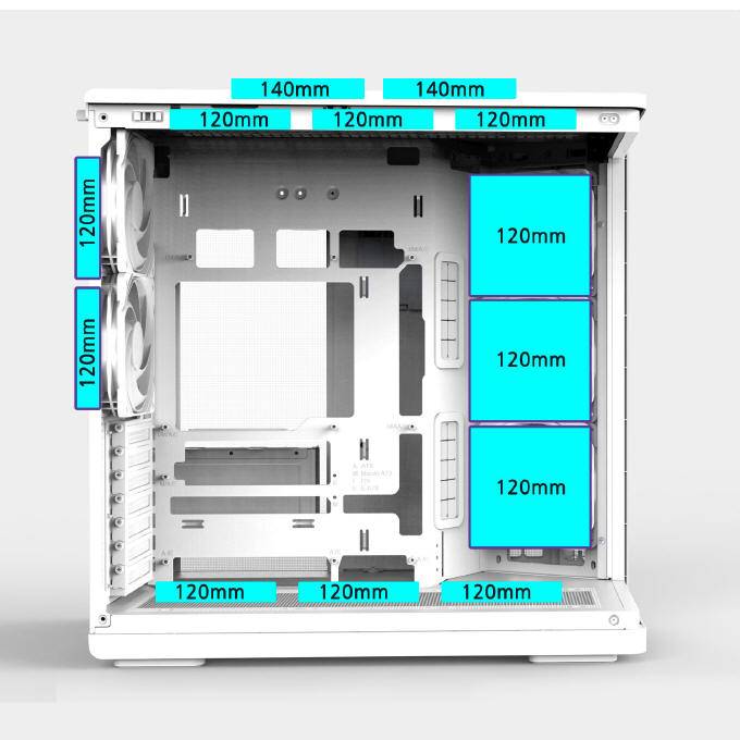 Zalman P60 – dual-chamber z panoramicznym szkłem i chłodzeniem