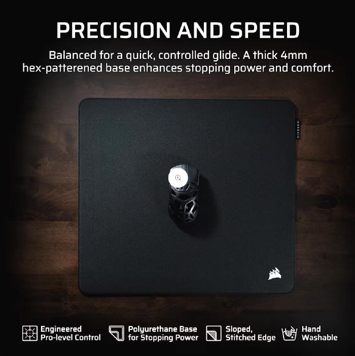 CORSAIR MM Glass Large i nowa seria podkładek MM