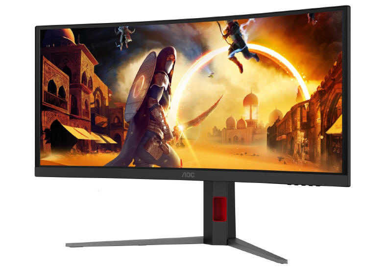 AOC GAMING - Dwa monitory 21:9 z przełącznikiem KVM i USB-C