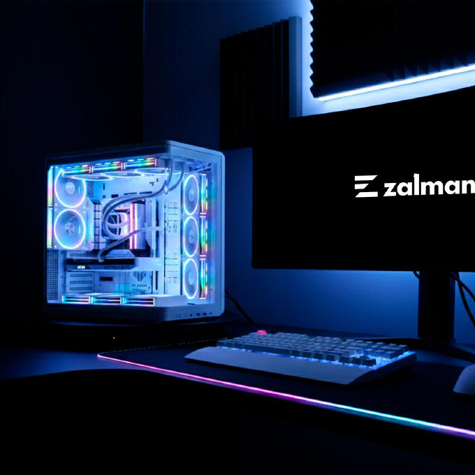 Zalman P60 – dual-chamber z panoramicznym szkłem i chłodzeniem