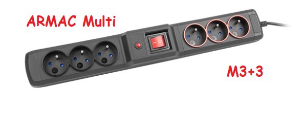 Obrazek ARMAC Multi M3+3 - Ciekawa listwa zasilająca