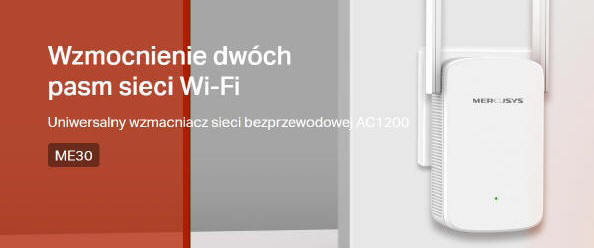 Obrazek MERCUSYS AC1200 WiFi ME30